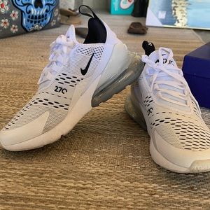 White & Black AirMax 270